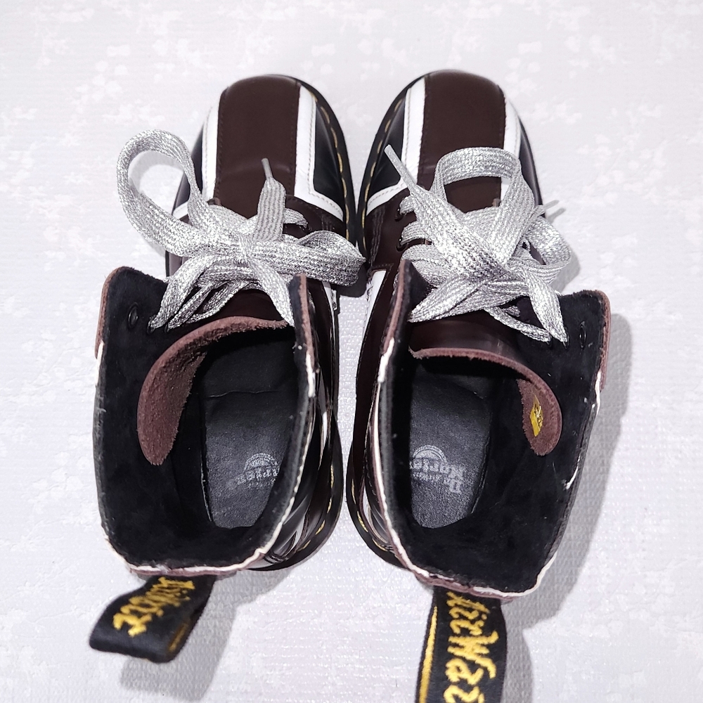 Dr. Martens Pascal Brit Combat Boots Union Jack Flag Women's US 6 - Picture 8 of 10